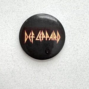 Vintage Def Leppard Button